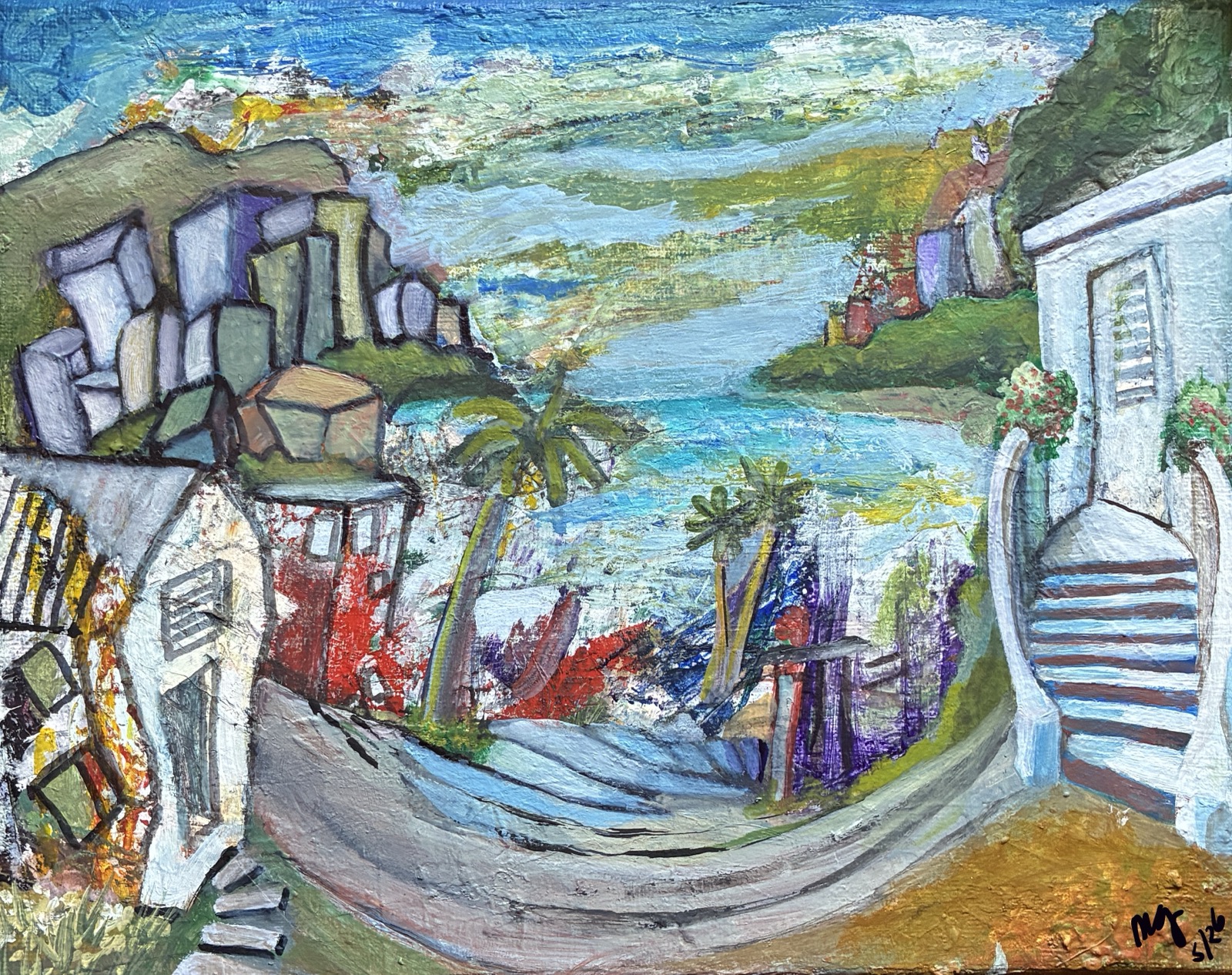 Abstract Development, acrylic