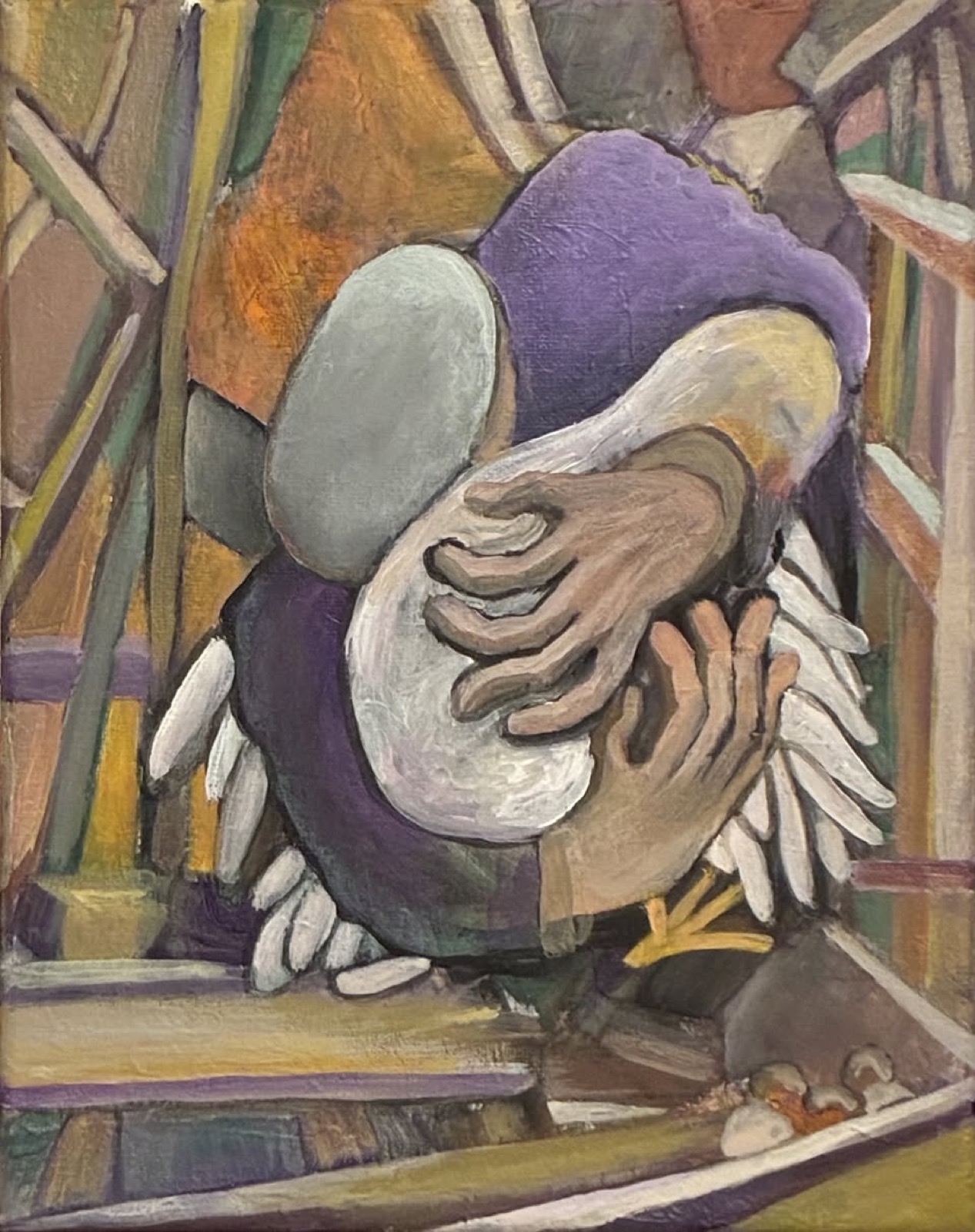 Hug, acrylic