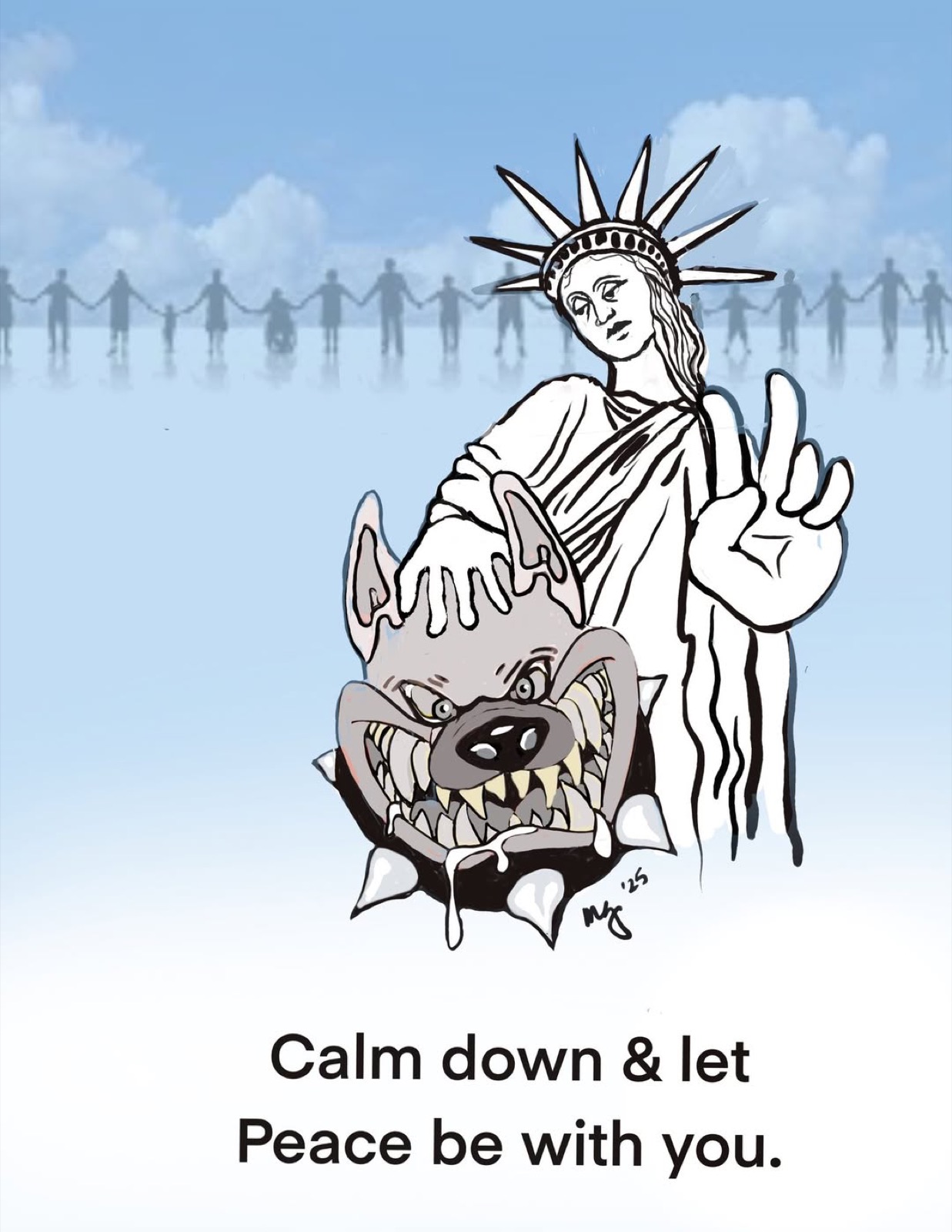 Calm Down, Let Peace, digital