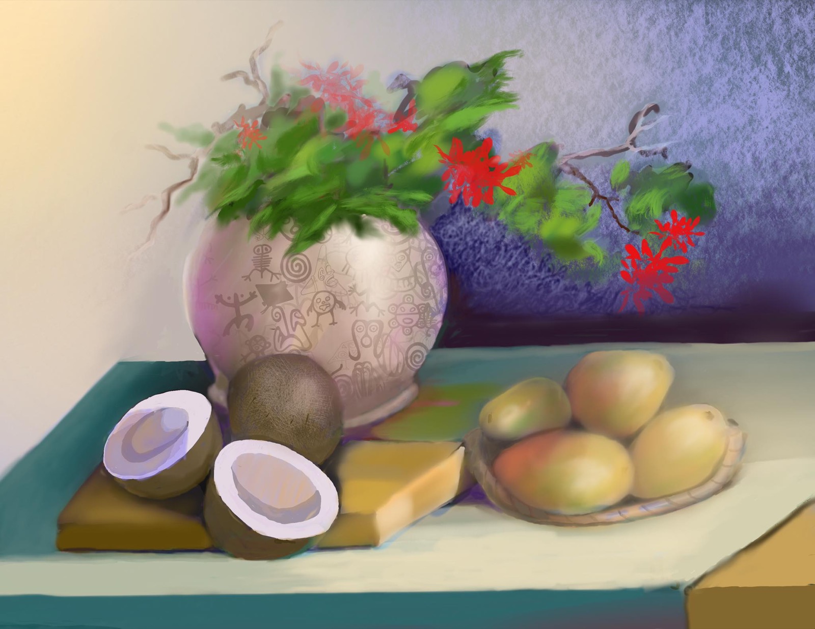 Cocos and Mangoes, digital