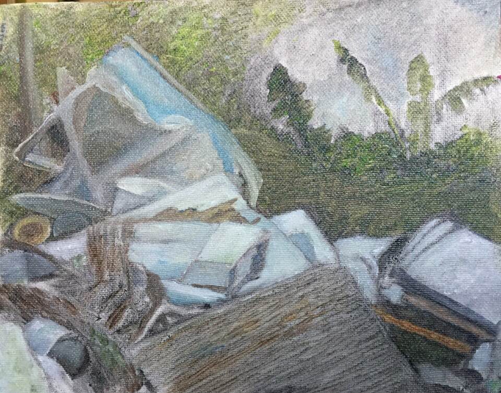 Maria, oil